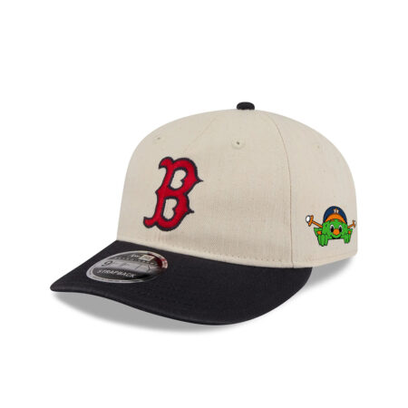 Boston Red Sox Three Looms Americana Herringbone Retro Crown Embroidered Adjustable Cap