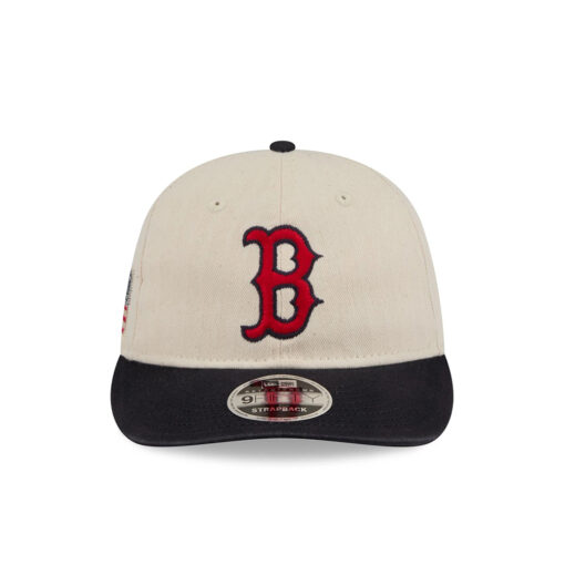Boston Red Sox Three Looms Americana Herringbone Retro Crown Embroidered Adjustable Cap Boston Red Sox Three Looms Americana Herringbone Retro Crown Embroidered Adjustable Cap