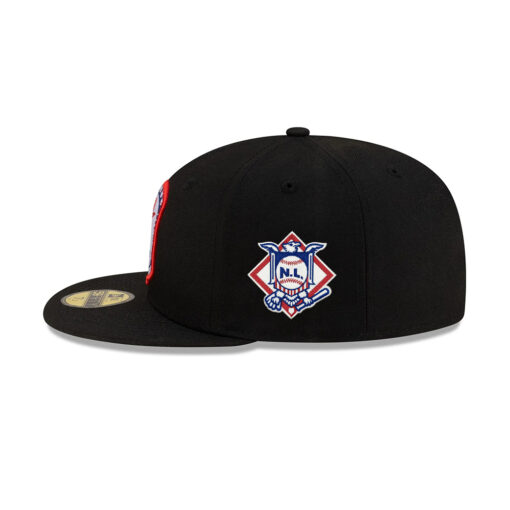 Los Angeles Dodgers 1984 Olympics Heritage Fitted Cap in Black