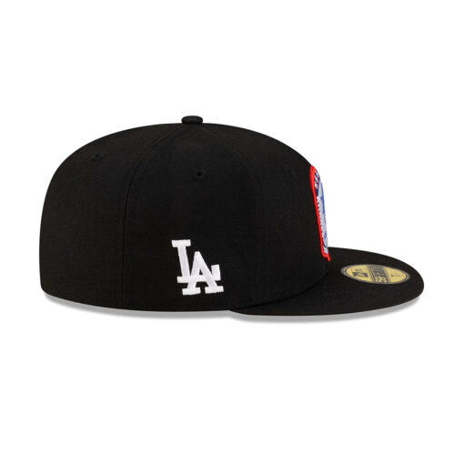 Los Angeles Dodgers 1984 Olympics Heritage Fitted Cap in Black