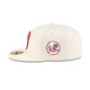 Los Angeles Dodgers 1984 Olympics Heritage Fitted Cap in Chrome White