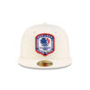 Los Angeles Dodgers 1984 Olympics Heritage Fitted Cap in Chrome White