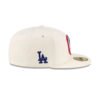 Los Angeles Dodgers 1984 Olympics Heritage Fitted Cap in Chrome White