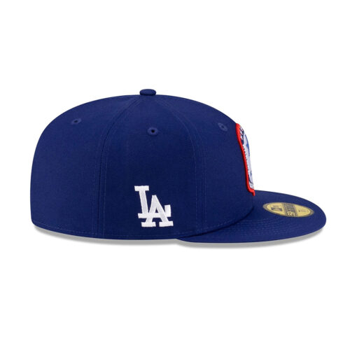 Los Angeles Dodgers 1984 Olympics Heritage Fitted Cap in Royal