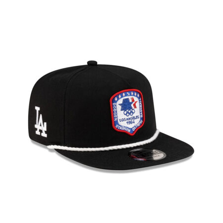 Los Angeles Dodgers 1984 Olympics Heritage Golfer Cap in Black