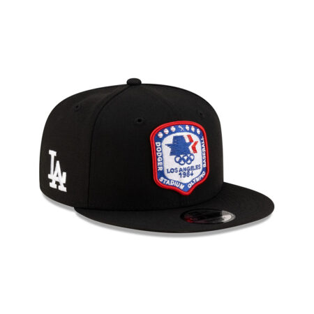 Los Angeles Dodgers 1984 Olympics Heritage Snapback in Black
