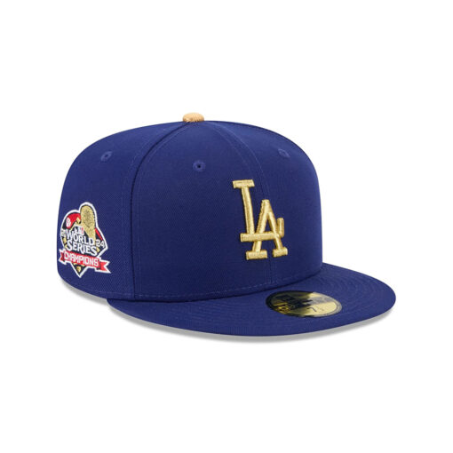Los Angeles Dodgers 2024 Gold Collection Fitted Cap in Royal Los Angeles Dodgers 2024 Gold Collection Fitted Cap in Royal
