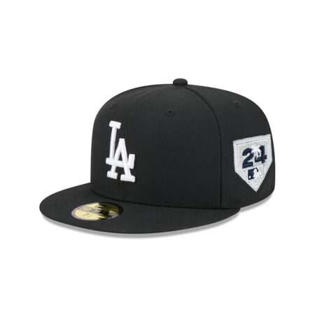 Los Angeles Dodgers 2024 World Series Champions Fitted Cap in Black