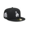 Los Angeles Dodgers 2024 World Series Champions Fitted Cap in Black
