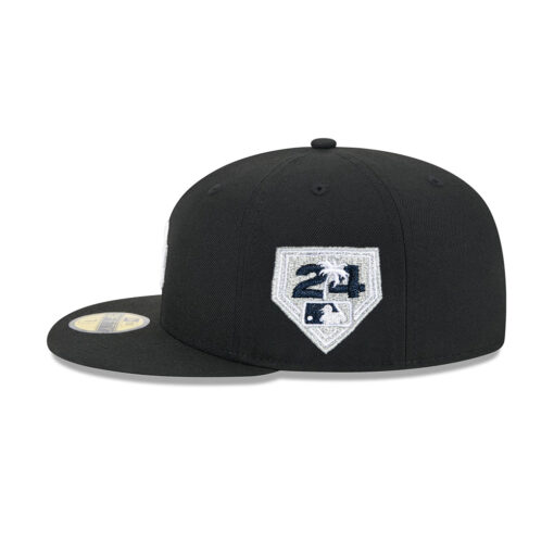 Los Angeles Dodgers 2024 World Series Champions Fitted Cap in Black