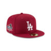 Los Angeles Dodgers 2024 World Series Champions Fitted Cap in Cardinal