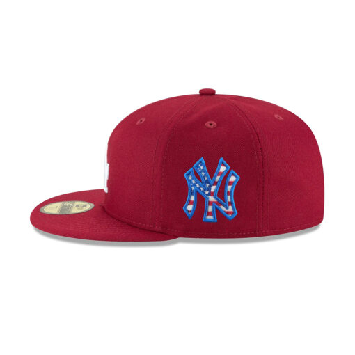 Los Angeles Dodgers 2024 World Series Champions Fitted Cap in Cardinal