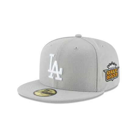 Los Angeles Dodgers 2024 World Series Champions Fitted Cap in Gray