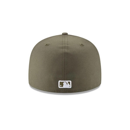 Los Angeles Dodgers 2024 World Series Champions Fitted Cap in New Olive