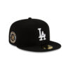 Los Angeles Dodgers 2025 World Series MVP Yoshinobu Yamamoto Black Stitched Fitted Hat