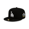 Los Angeles Dodgers 2025 World Series MVP Yoshinobu Yamamoto Black Stitched Fitted Hat