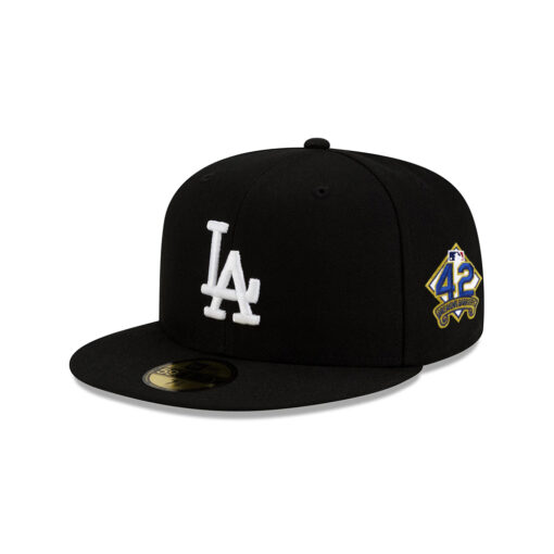 Los Angeles Dodgers 2025 World Series MVP Yoshinobu Yamamoto Black Stitched Fitted Hat
