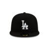 Los Angeles Dodgers 2025 World Series MVP Yoshinobu Yamamoto Black Stitched Fitted Hat