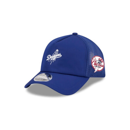 Los Angeles Dodgers 2026 Batting Practice Alt Ball Royal Embroidered APEX Trucker Hat