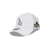 Los Angeles Dodgers 2026 Batting Practice White Embroidered APEX Trucker Hat