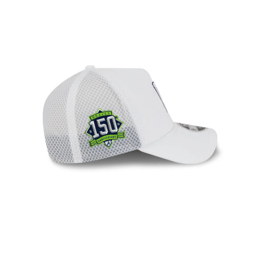 Los Angeles Dodgers 2026 Batting Practice White Embroidered APEX Trucker Hat