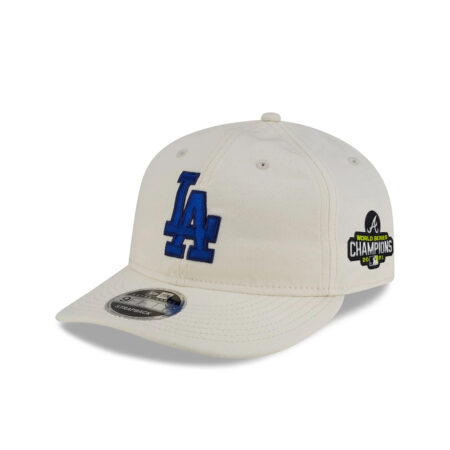 Los Angeles Dodgers Aime Leon Dore Chrome White Retro Crown Embroidered Strapback Hat