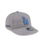 Los Angeles Dodgers Aime Leon Dore Gray Retro Crown Embroidered Strapback Hat