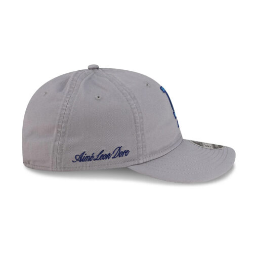 Los Angeles Dodgers Aime Leon Dore Gray Retro Crown Embroidered Strapback Hat