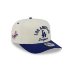 Los Angeles Dodgers Arched Chrome White Embroidered A-Frame Snapback Hat