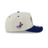 Los Angeles Dodgers Arched Chrome White Embroidered A-Frame Snapback Hat