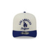Los Angeles Dodgers Arched Chrome White Embroidered A-Frame Snapback Hat