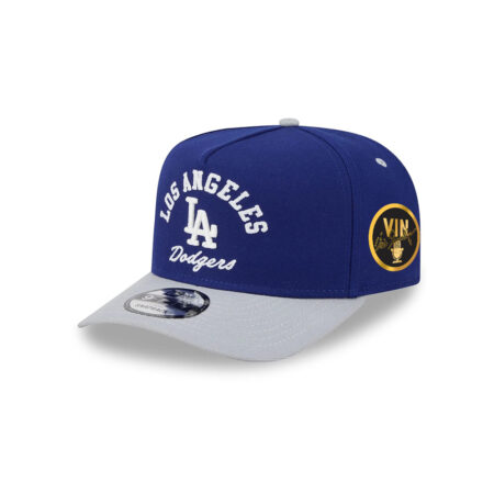 Los Angeles Dodgers Arched Royal Stitched A-Frame Snapback Hat