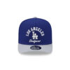 Los Angeles Dodgers Arched Royal Stitched A-Frame Snapback Hat