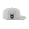 Los Angeles Dodgers Back-to-Back Champions Circle Fitted Cap in Gray