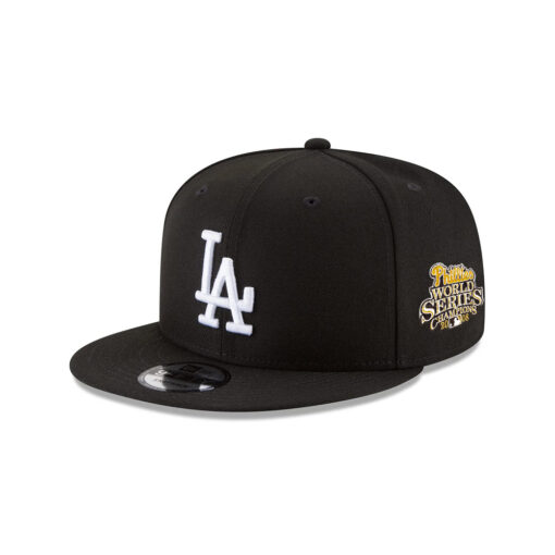 Los Angeles Dodgers Back-to-Back Champions Circle Snapback in Black
