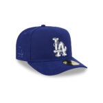 Los Angeles Dodgers Barbed Wire A-Frame Fitted Cap in Royal