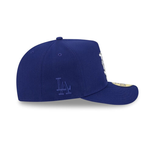 Los Angeles Dodgers Barbed Wire A-Frame Fitted Cap in Royal