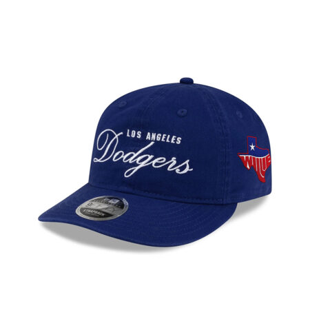 Los Angeles Dodgers Blue Retro Crown Adjustable Cap in Royal