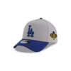 Los Angeles Dodgers Champions Flag Side Patch A-Frame Snapback in Gray