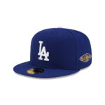 Los Angeles Dodgers Champions Gilded Side Patch Fitted Cap in Royal