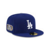 Los Angeles Dodgers Champions Gilded Side Patch Fitted Cap in Royal