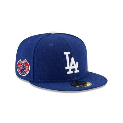 Los Angeles Dodgers Champions Japanese Lantern Fitted Cap in Royal Los Angeles Dodgers Champions Japanese Lantern Fitted Cap in Royal
