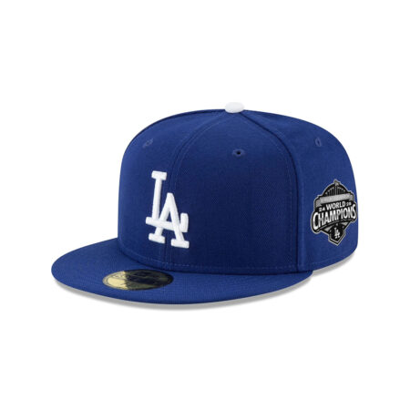 Los Angeles Dodgers Champions Players Fitted Cap in Royal