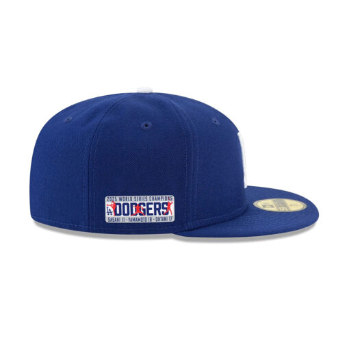 Los Angeles Dodgers Champions Players Fitted Cap in Royal