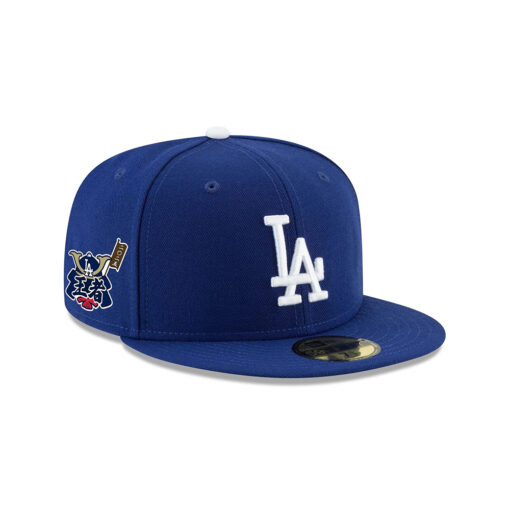 Los Angeles Dodgers Champions Samurai Fitted Cap in Royal