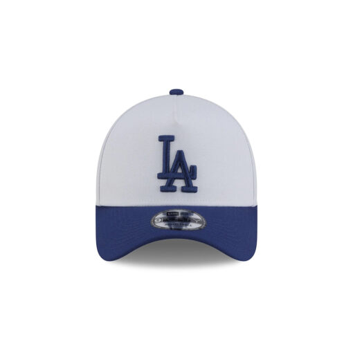 Los Angeles Dodgers Champions Trophy Side Patch A-Frame Snapback in White