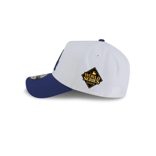 Los Angeles Dodgers Champions Trophy Side Patch A-Frame Snapback in White