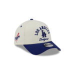 Los Angeles Dodgers Chrome White Arched Embroidered A-Frame Snapback Hat