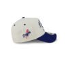 Los Angeles Dodgers Chrome White Arched Embroidered A-Frame Snapback Hat