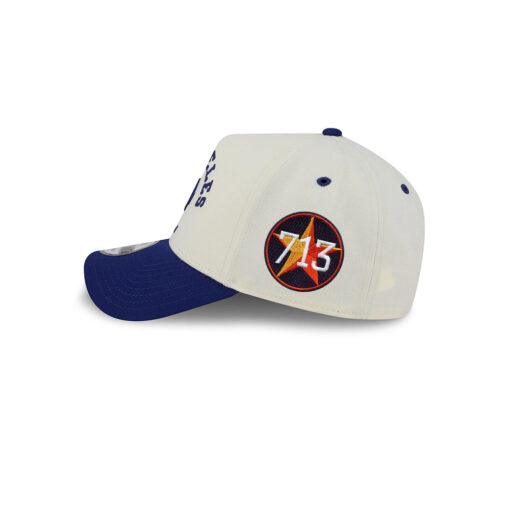 Los Angeles Dodgers Chrome White Arched Embroidered A-Frame Snapback Hat
